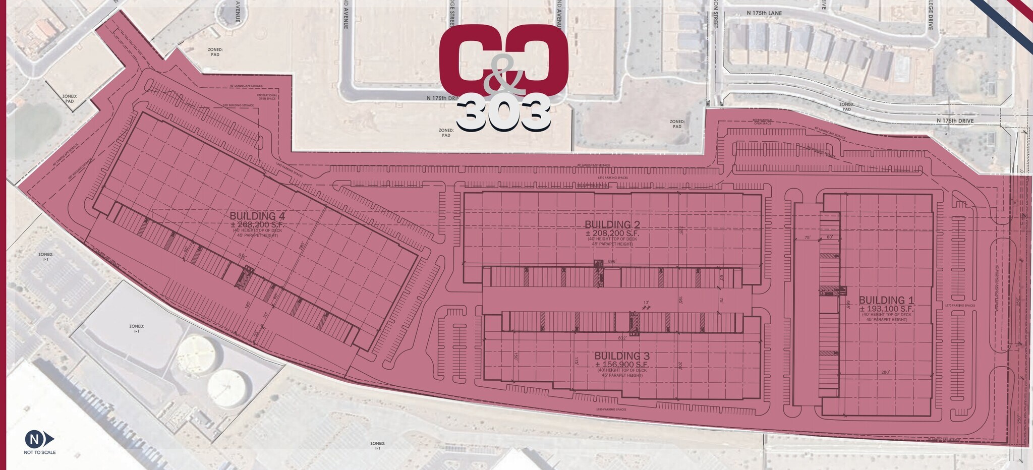 N 175th Dr, Goodyear, AZ à louer Plan de site– Image 1 sur 3