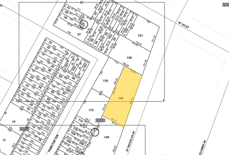 673 Saint Nicholas Ave, New York, NY à louer - Plan cadastral – Image 2 sur 2