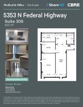 5353 N Federal Hwy, Fort Lauderdale, FL à louer Plan d’étage– Image 1 sur 5