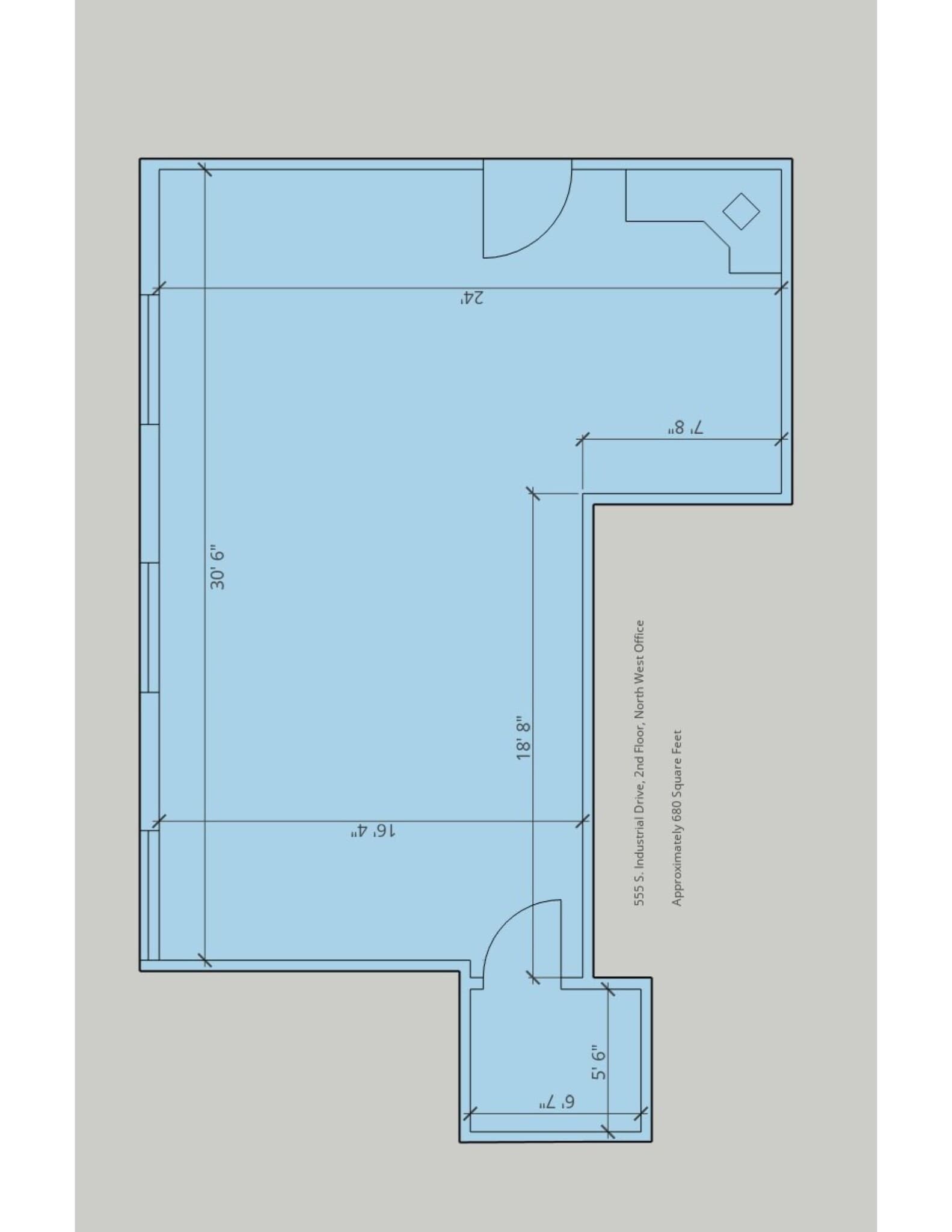 555 S Industrial Dr, Hartland, WI à louer Plan de site– Image 1 sur 2