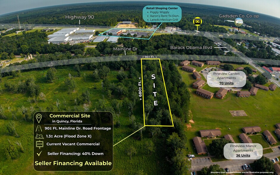 0 Mainline dr, Quincy, FL à vendre - Photo principale – Image 1 sur 4