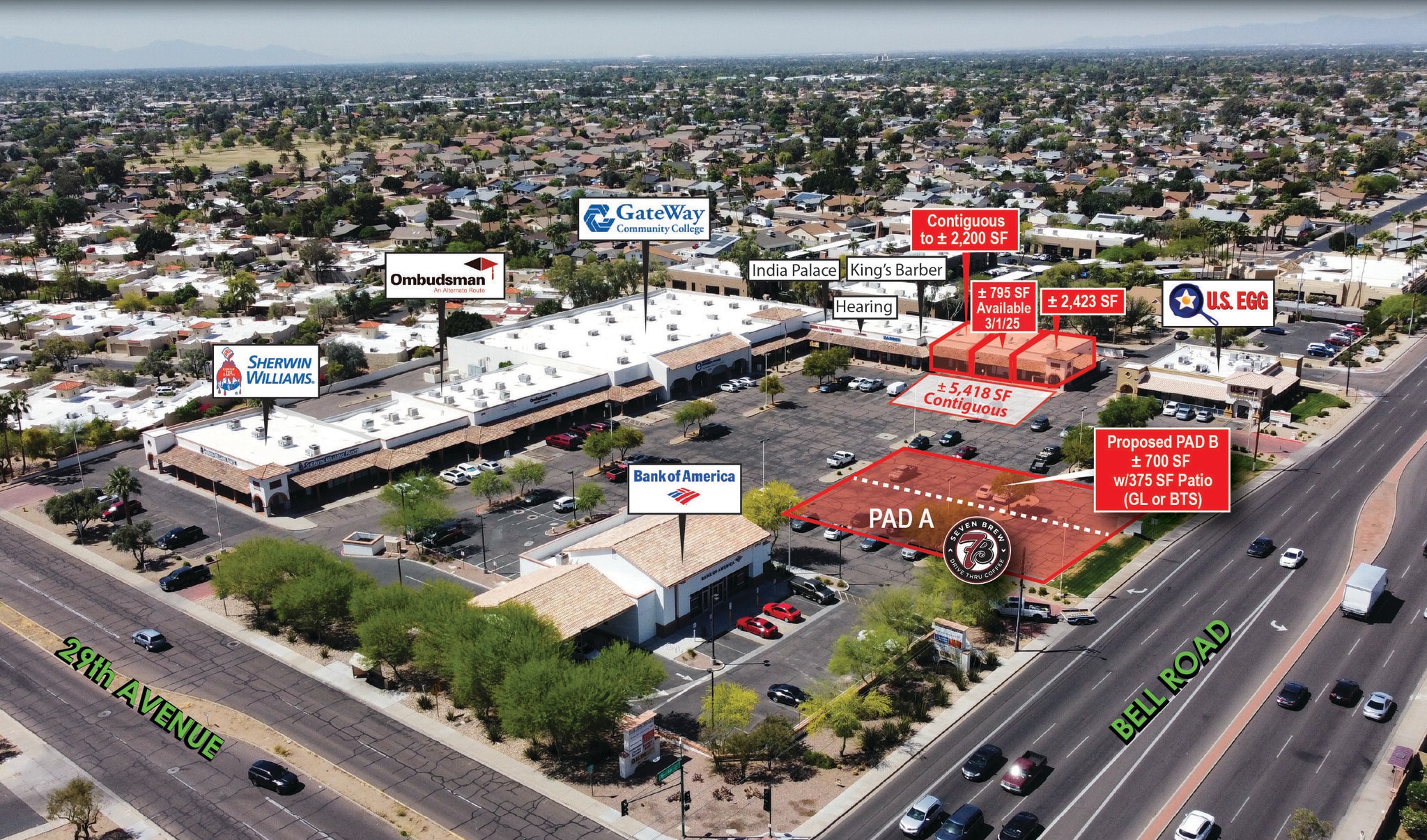 2901-2957 W Bell Rd, Phoenix, AZ à louer Photo de l’immeuble– Image 1 sur 2