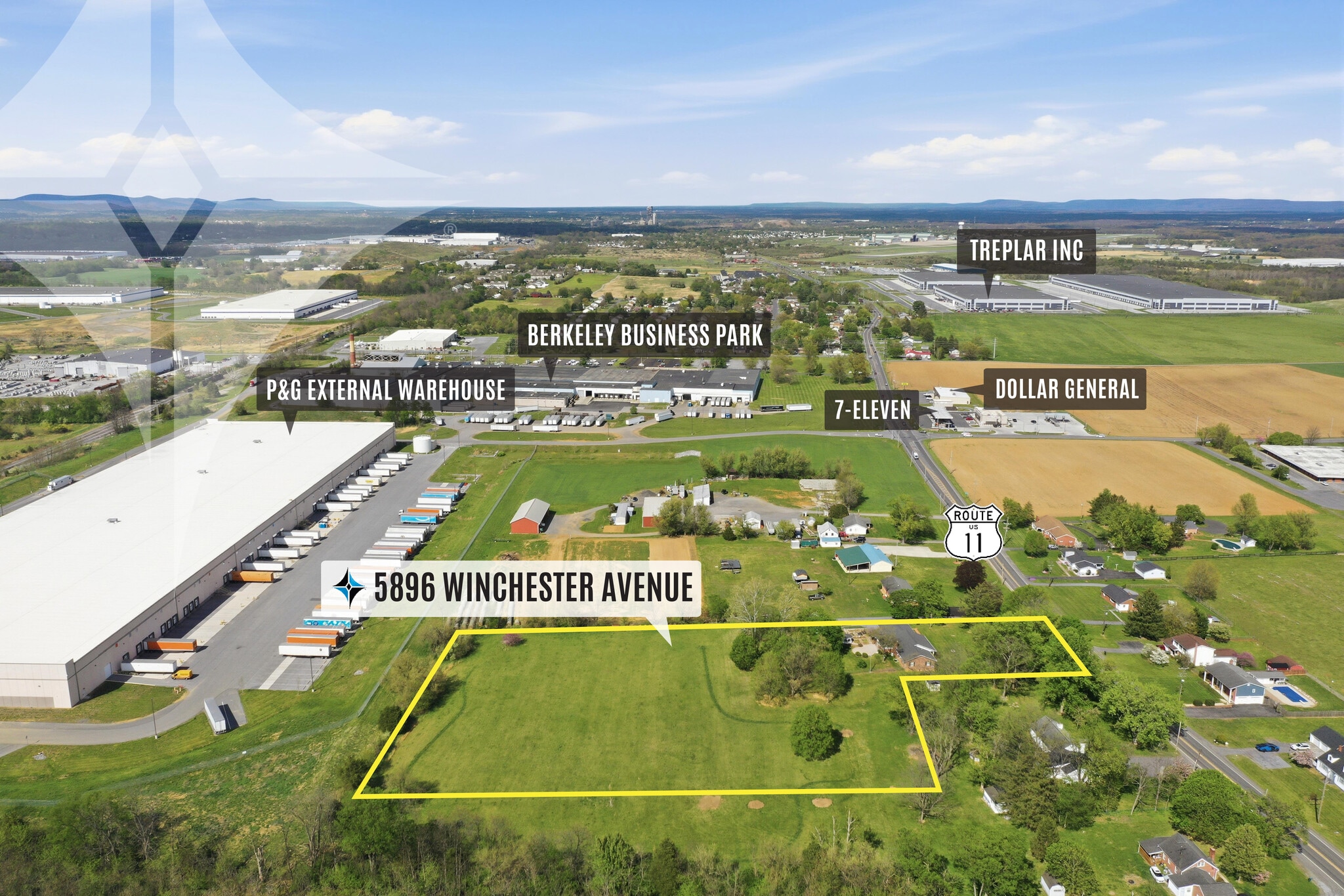 5896 Winchester Ave, Inwood, WV à vendre Aérien– Image 1 sur 5