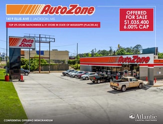 Plus de détails pour 1419 Ellis Ave, Jackson, MS - Local commercial à vendre