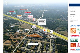 1038 E Wintergreen Rd, Cedar Hill, TX - Vue aérienne  vue de carte