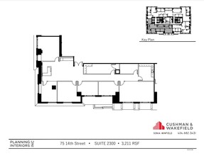 75 14th St NE, Atlanta, GA à louer Plan d’étage– Image 1 sur 1