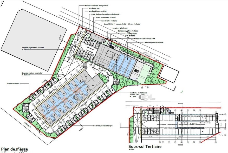 Local d'activités dans Marseille à vendre - Plan de site – Image 3 sur 3