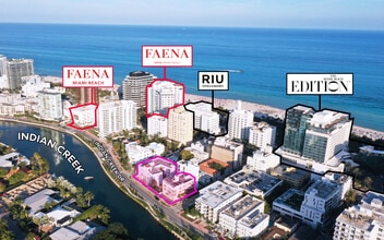 3003 Indian Creek Dr, Miami Beach, FL - VUE AÉRIENNE  vue de carte - Image1