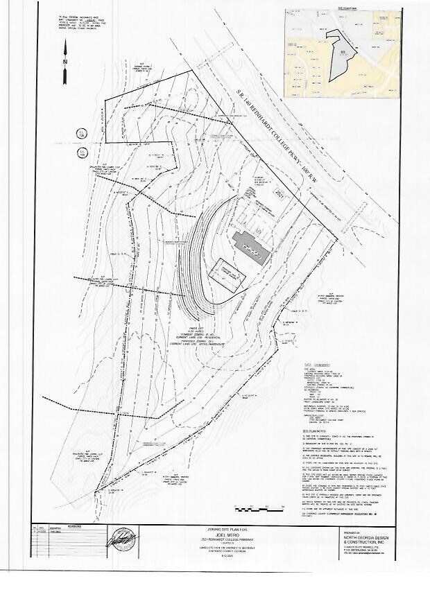 2521 Reinhardt College Pky, Canton, GA à vendre Plan de site– Image 1 sur 34