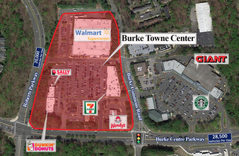 6030-6050 Burke Commons Rd, Burke, VA - VUE AÉRIENNE  vue de carte