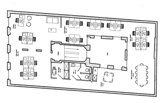 125 Rue D'Aboukir, Paris à louer - Plan d’étage – Image 3 sur 3