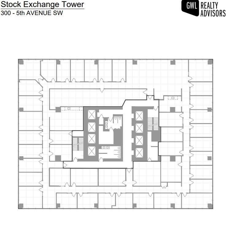 300 5th Ave SW, Calgary, AB à louer Plan d’étage– Image 1 sur 1