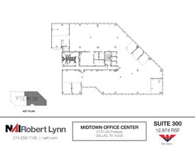 5720 Lyndon B Johnson Fwy, Dallas, TX à louer Plan d’étage– Image 2 sur 2