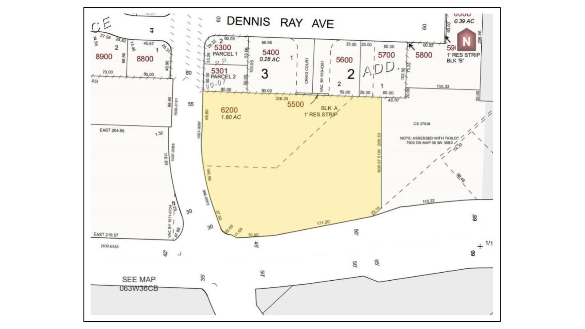 5820-5860 McLeod Ln NE, Keizer, OR à vendre Plan cadastral– Image 1 sur 3