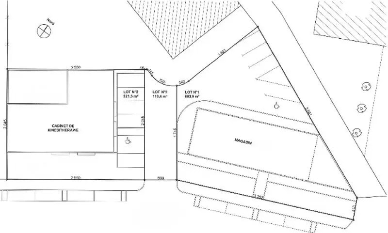 Local commercial dans Savigneux à louer - Plan de site – Image 2 sur 3