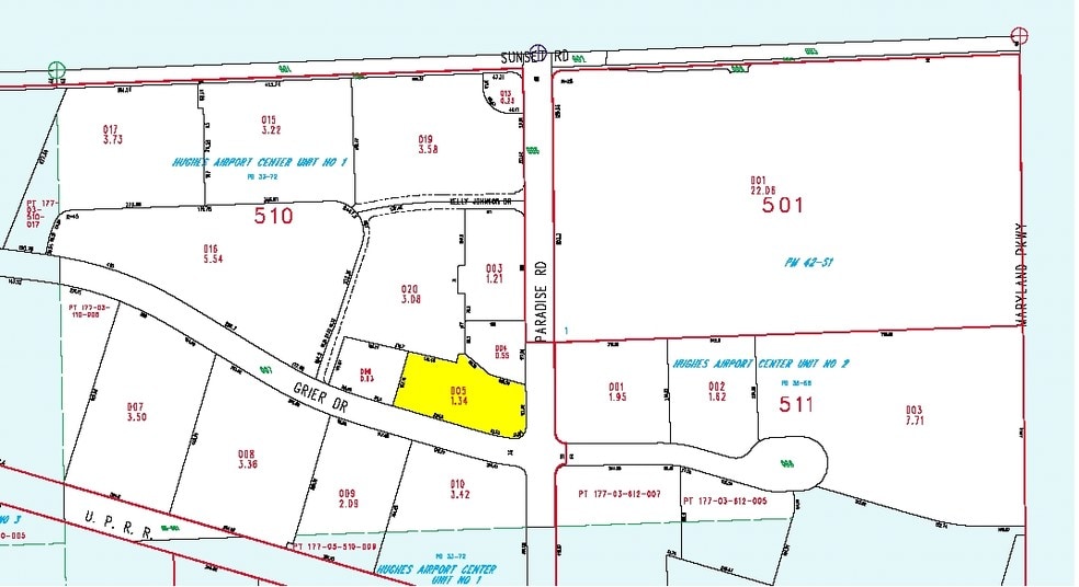 950 Grier Dr, Las Vegas, NV à vendre - Plan cadastral – Image 2 sur 18