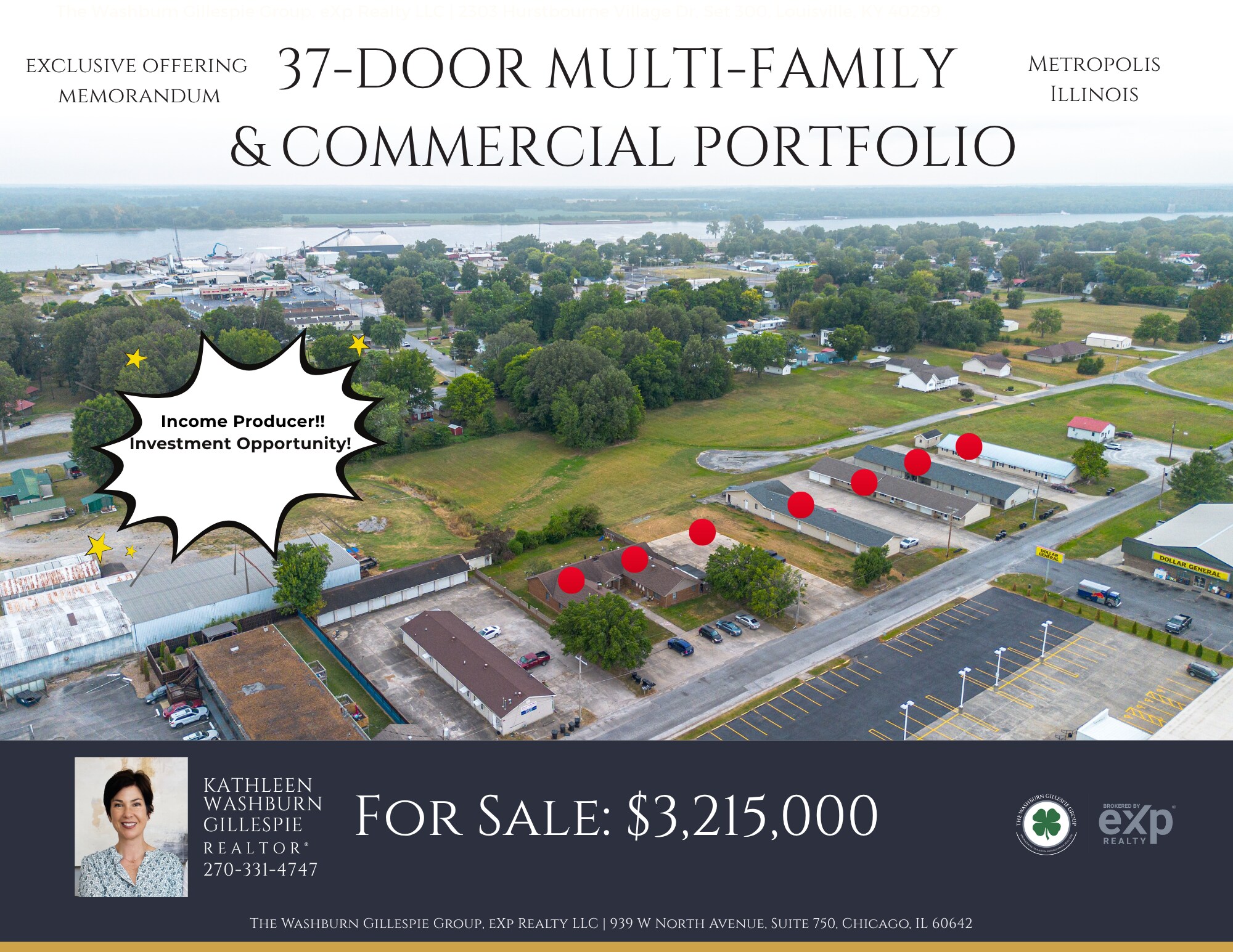 37-Door MF/Commercial, Metropolis IL portefeuille de 1 biens à vendre sur LoopNet.fr Photo de l’immeuble– Image 1 sur 7