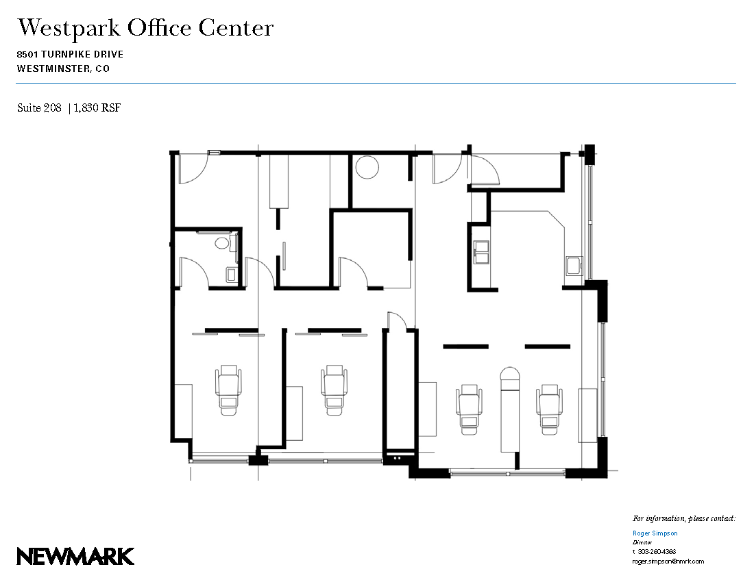 8601 Turnpike Dr, Westminster, CO à louer Plan d’étage– Image 1 sur 1