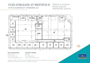 4710 E Elwood St, Phoenix, AZ à louer Plan d’étage– Image 1 sur 1