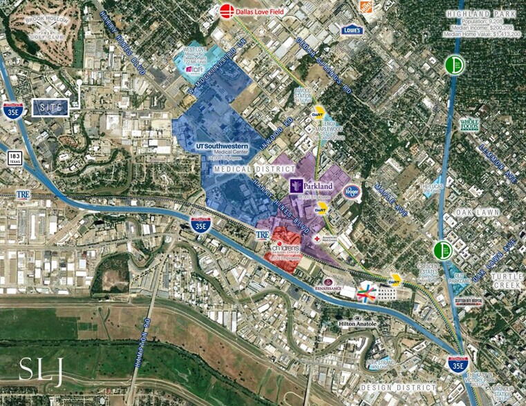 1459 Prudential Dr, Dallas, TX à vendre - Aérien – Image 3 sur 6