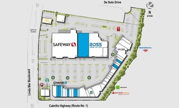 1215-1429 Linda Mar Blvd, Pacifica, CA à louer Plan d’étage– Image 1 sur 1