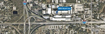 6953 Stuart Ave, Jacksonville, FL - Vue aérienne vue de carte