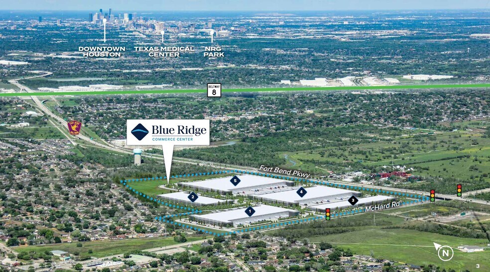 16850 Blue Ridge Commerce Dr, Missouri City, TX à louer - Aérien – Image 3 sur 12
