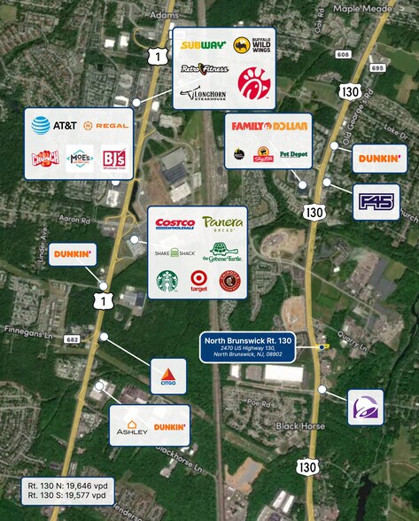 2470 US Highway 130, North Brunswick, NJ à louer - Photo de l’immeuble – Image 2 sur 2