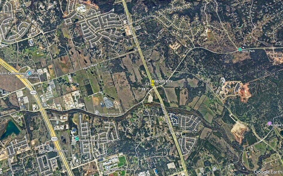 Ronald Reagan Blvd, Leander, TX à vendre - Aérien – Image 3 sur 3