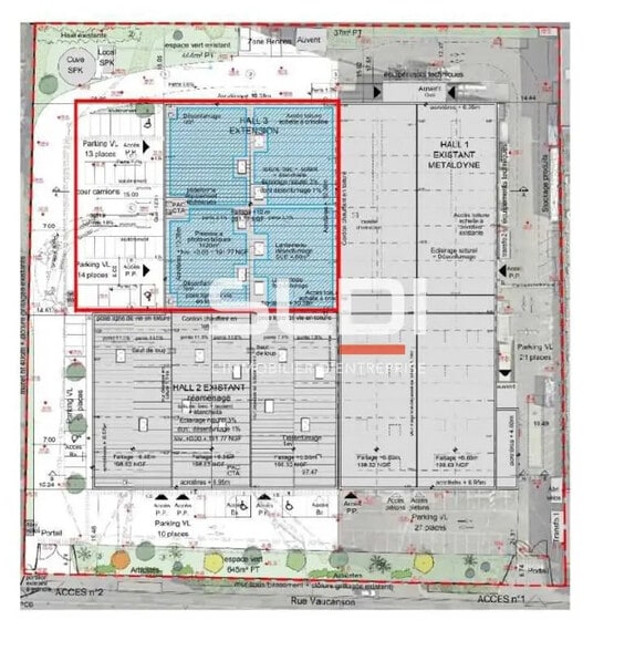 Local d’activités dans Décines-Charpieu à louer - Plan d’étage – Image 3 sur 3