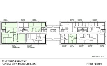 9233 Ward Pky, Kansas City, MO à louer Plan d’étage– Image 1 sur 1