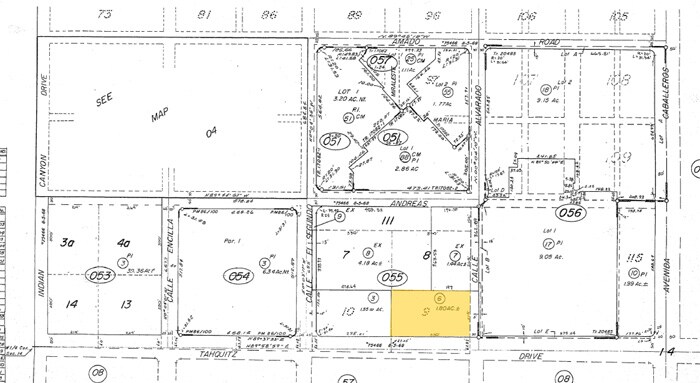 700 E Tahquitz Canyon Way, Palm Springs, CA à vendre - Plan cadastral – Image 3 sur 55