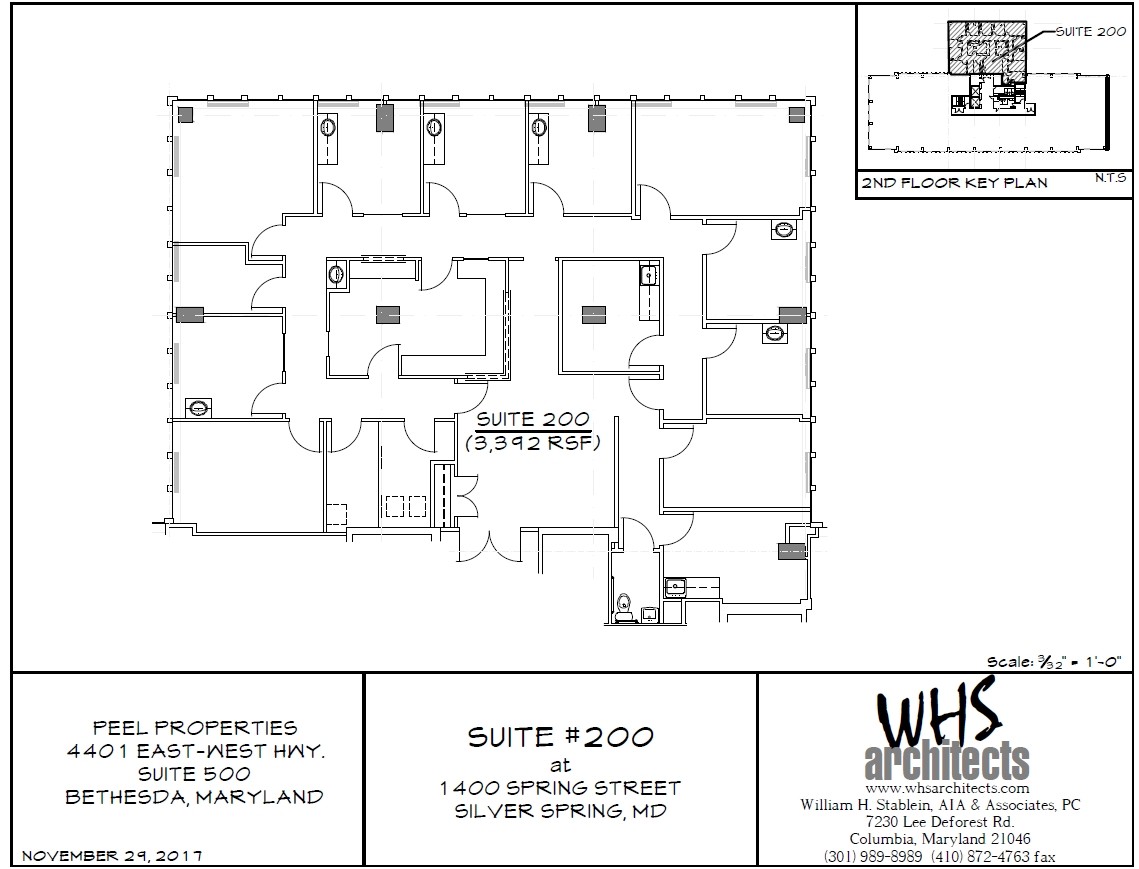 1400 Spring St, Silver Spring, MD à louer Plan d’étage– Image 1 sur 1