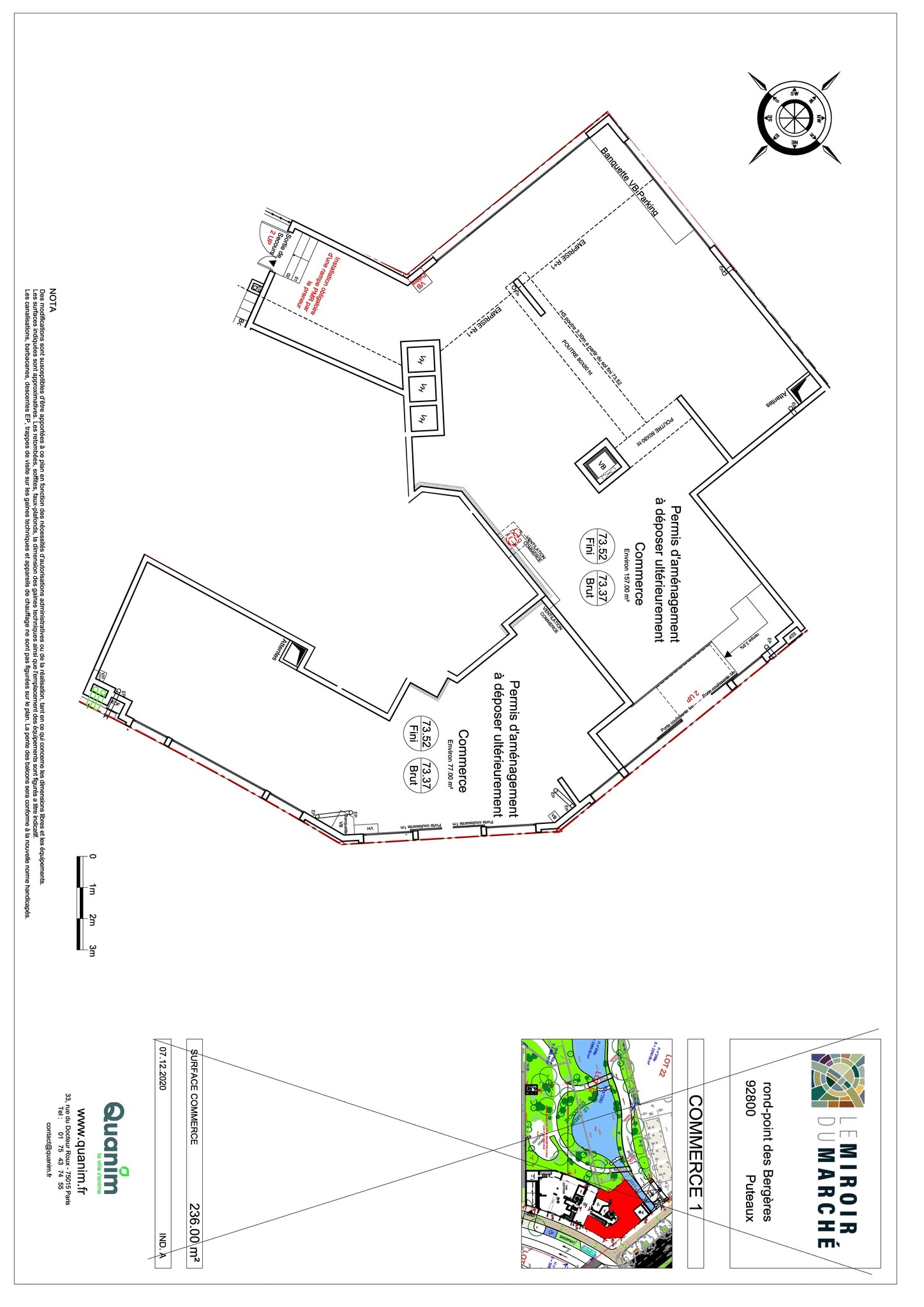 42 Avenue Des Bergères, Puteaux à louer Plan d’étage– Image 1 sur 1