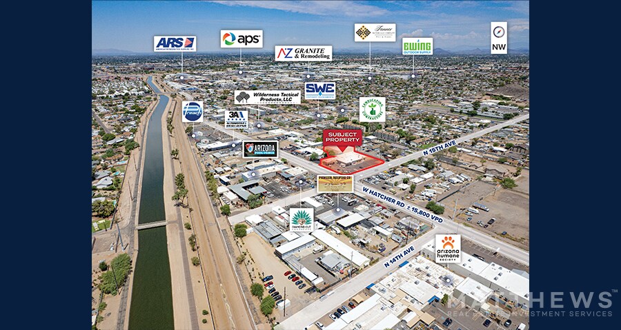 1502 W Hatcher Rd, Phoenix, AZ à vendre - Photo de l’immeuble – Image 3 sur 3