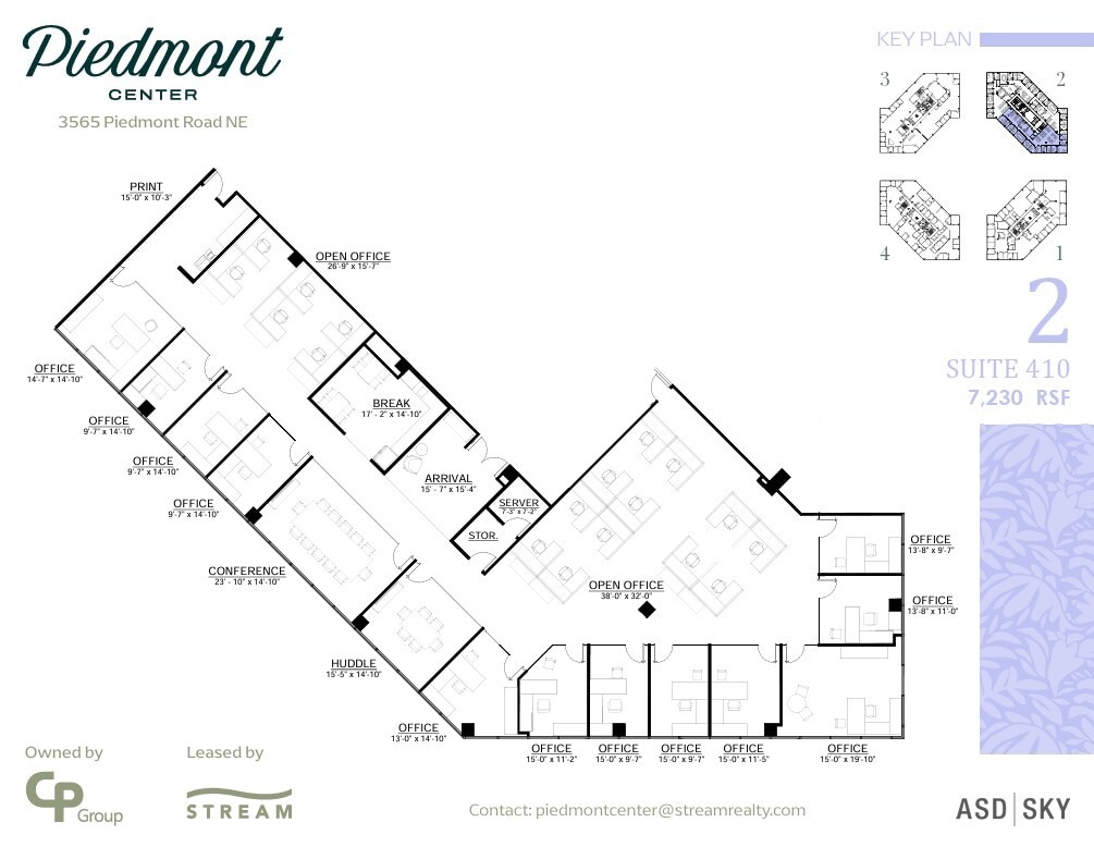 3495 Piedmont Rd NE, Atlanta, GA à louer Plan d’étage– Image 1 sur 1