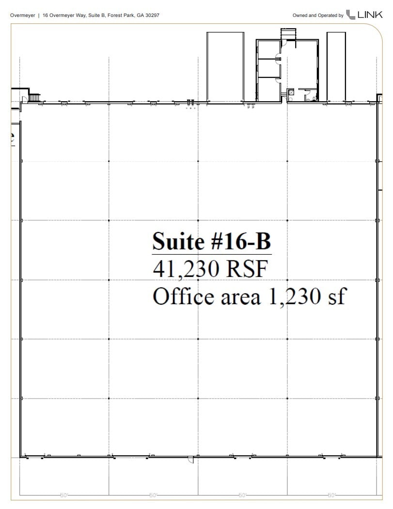 16 Overmeyer Way, Forest Park, GA à louer Plan d’étage– Image 1 sur 1