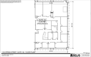 1100 Spring St NW, Atlanta, GA à louer Plan d’étage– Image 1 sur 1