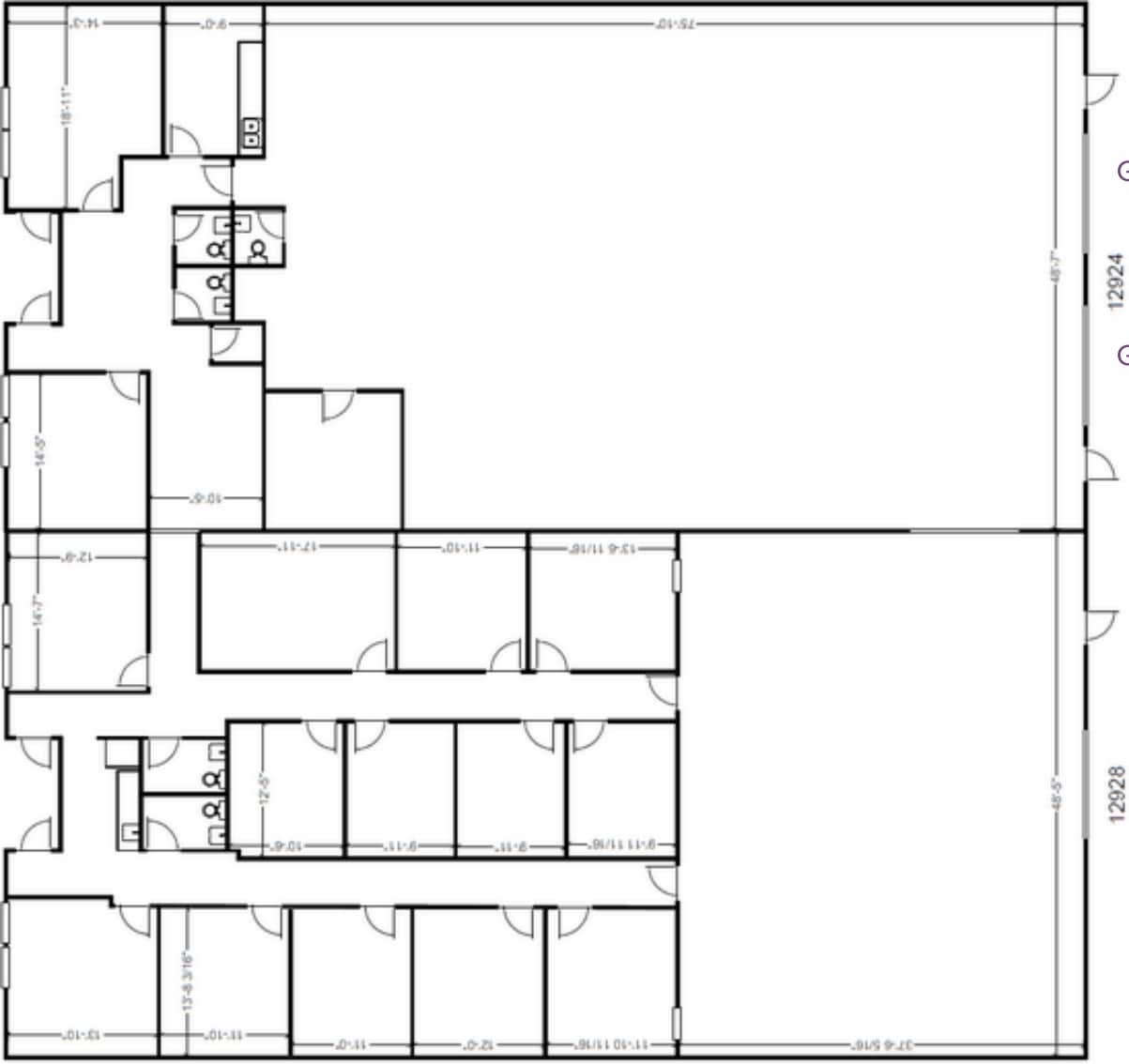 13300 McCormick Dr, Tampa, FL à louer Plan d’étage– Image 1 sur 2