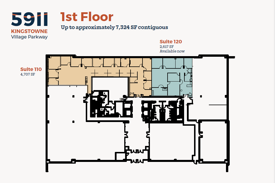 5900-5920 Kingstowne Towne Ctr, Alexandria, VA à louer Plan d’étage– Image 1 sur 1