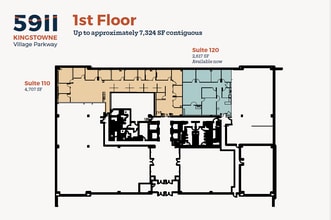 5900-5920 Kingstowne Towne Ctr, Alexandria, VA à louer Plan d’étage– Image 1 sur 1