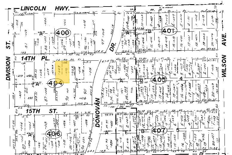 474 W 14th Pl, Chicago Heights, IL à vendre - Plan cadastral – Image 3 sur 7