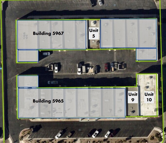 5967 Harrison Dr, Las Vegas, NV à vendre - Aérien – Image 2 sur 16