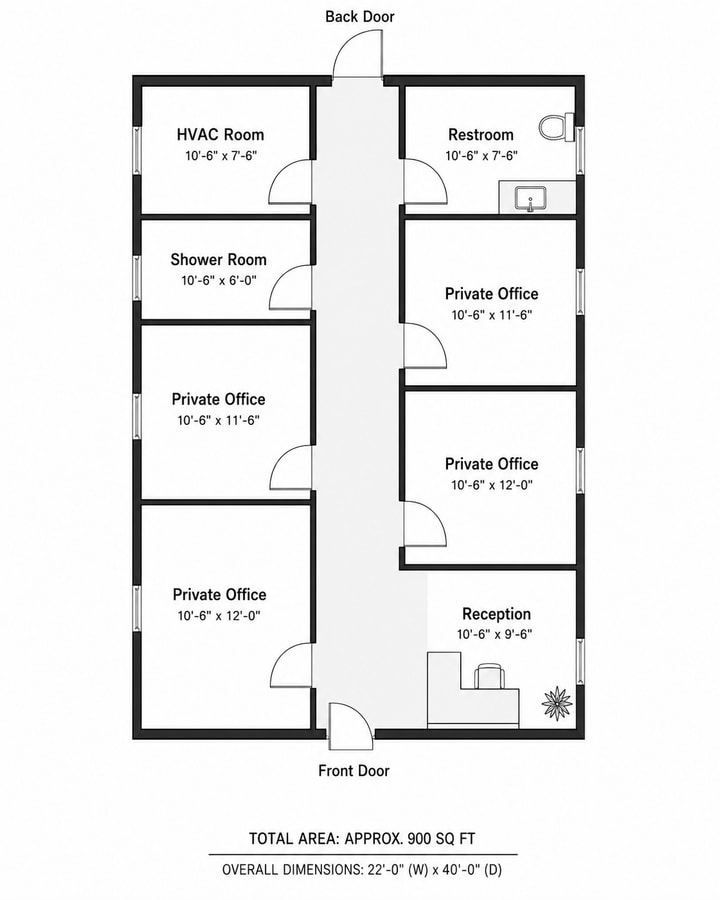 1855-1923 W Diversey Pky, Chicago, IL 60614 - Lot 1919 -  - Plan d’étage - Image 1 of 1