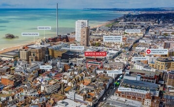 37 West St, Brighton, ESX - VUE AÉRIENNE  vue de carte
