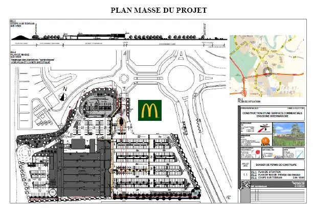 Local commercial dans Combs-la-Ville à louer - Plan de site – Image 2 sur 3