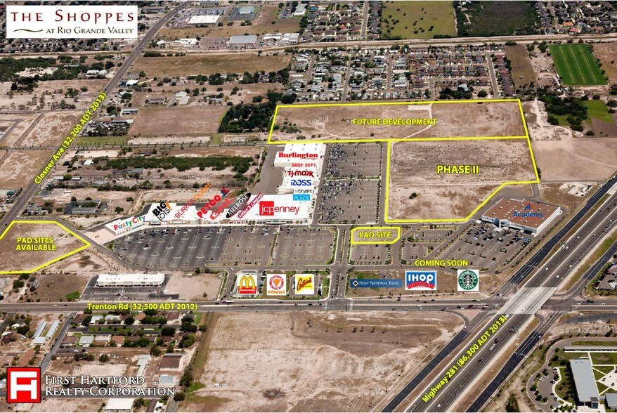 419 E Trenton Rd, Edinburg, TX à louer - Aérien – Image 3 sur 15