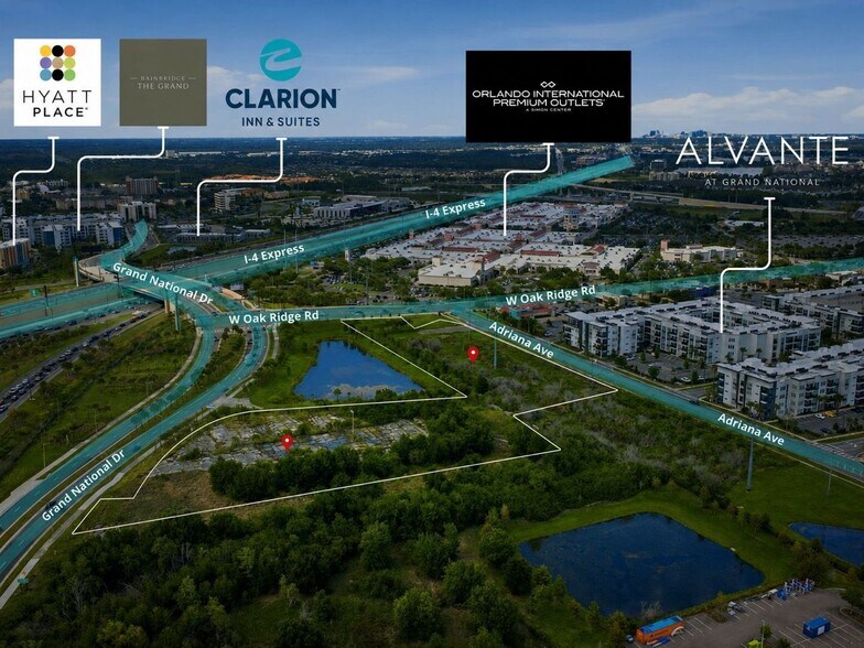 6447 Grandnational Dr, Orlando, FL à vendre - Aérien – Image 3 sur 9