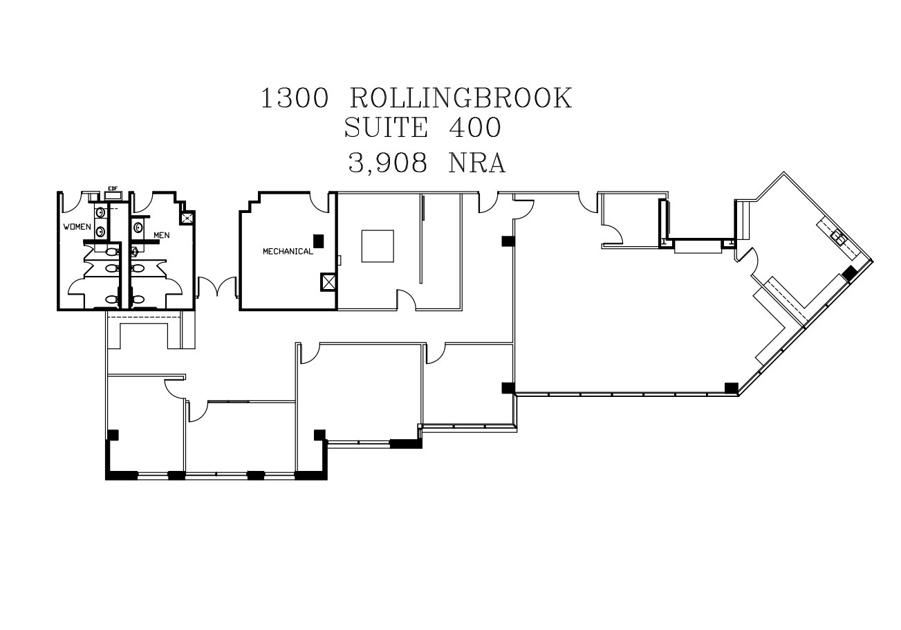 1300 Rollingbrook Dr, Baytown, TX à louer Plan d’étage– Image 1 sur 1