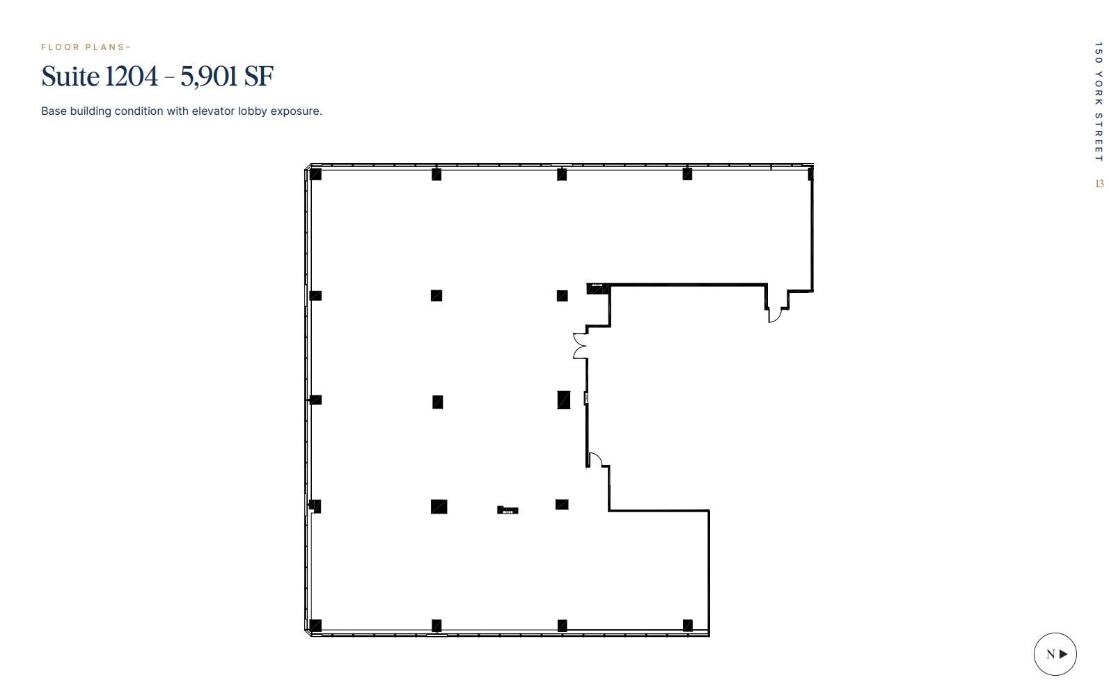 150 York St, Toronto, ON à louer Plan d’étage– Image 1 sur 1